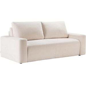 Unique Canapé 4 Places Convertible Express en Tissu texturé Beige Couchage 160 cm Matelas 16 cm DAVISO - Publicité Unique Canapé 4 Places Convertible Express en Tissu texturé Beige Couchage 160 cm Matelas 16 cm DAVISO - Publicité