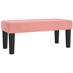 vidaXL Banc Ottoman Banquette Rembourré Banc de Lit Banc d'Entrée Chambre à Coucher Salon Couloir Intérieur Rose 70x30x30 cm Velours - Publicité vidaXL Banc Ottoman Banquette Rembourré Banc de Lit Banc d'Entrée Chambre à Coucher Salon Couloir Intérieur Rose 70x30x30 cm Velours - Publicité