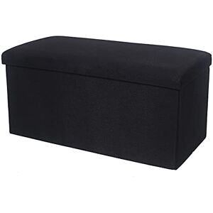 ZXCVB Cube Ottoman De Rangement,Rangement De Repose-Pieds Cube,Pouf Bench Seat, Storage Foot Stool,Toy Box,Shoe Bench Tabouret,boîte De Rangement Pliable, Lin Tissu,Black-40 * 25 * 25cm - Publicité ZXCVB Cube Ottoman De Rangement,Rangement De Repose-Pieds Cube,Pouf Bench Seat, Storage Foot Stool,Toy Box,Shoe Bench Tabouret,boîte De Rangement Pliable, Lin Tissu,Black-40 * 25 * 25cm - Publicité