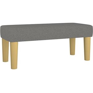 vidaXL Banc Ottoman Banquette Rembourré Banc de Lit Banc d'Entrée Chambre à Coucher Salon Couloir Intérieur Gris Foncé 70x30x30 cm Tissu - Publicité vidaXL Banc Ottoman Banquette Rembourré Banc de Lit Banc d'Entrée Chambre à Coucher Salon Couloir Intérieur Gris Foncé 70x30x30 cm Tissu - Publicité