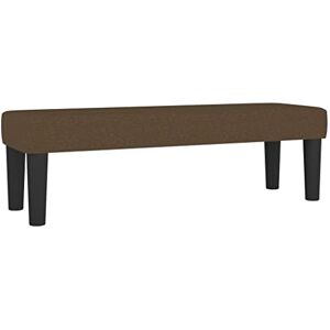 vidaXL Banc Ottoman Banquette Rembourré Banc de Lit Banc d'Entrée Chambre à Coucher Salon Couloir Intérieur Marron Foncé 100x30x30 cm Tissu - Publicité vidaXL Banc Ottoman Banquette Rembourré Banc de Lit Banc d'Entrée Chambre à Coucher Salon Couloir Intérieur Marron Foncé 100x30x30 cm Tissu - Publicité