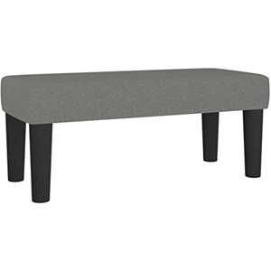 vidaXL Banc Ottoman Banquette Rembourré Banc de Lit Banc d'Entrée Chambre à Coucher Salon Couloir Intérieur Gris Foncé 70x30x30 cm Tissu - Publicité vidaXL Banc Ottoman Banquette Rembourré Banc de Lit Banc d'Entrée Chambre à Coucher Salon Couloir Intérieur Gris Foncé 70x30x30 cm Tissu - Publicité
