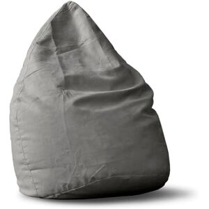 Lumaland - Luxury XL Sitzsack - Gris - 120 L - Bean bag - Publicité Lumaland - Luxury XL Sitzsack - Gris - 120 L - Bean bag - Publicité