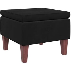 vidaXL Tabouret avec Pieds en Bois Siège Pouf Repose-Pied Tabouret de Canapé Salon Salle de Séjour Chambre à Coucher Intérieur Noir Velours - Publicité vidaXL Tabouret avec Pieds en Bois Siège Pouf Repose-Pied Tabouret de Canapé Salon Salle de Séjour Chambre à Coucher Intérieur Noir Velours - Publicité