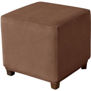 CLGTY Housse Ottoman Carré, Extensible Velours Carré Housse De Pouf Ottoman Antidérapant Housse Ottoman Lavable Housse De Protection avec Bas élastique-café-Small - Publicité CLGTY Housse Ottoman Carré, Extensible Velours Carré Housse De Pouf Ottoman Antidérapant Housse Ottoman Lavable Housse De Protection avec Bas élastique-café-Small - Publicité