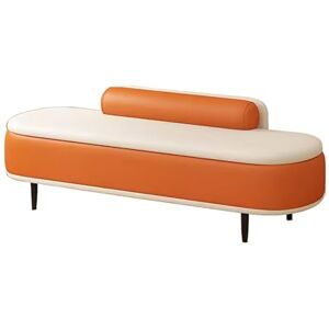 ZXTRYBHD Banc de Rangement Ottoman avec Siège, Banc D'entrée, Banc Chaussure Moderne avec Coussin Lombaire, Tabouret Repose-Pieds en Similicuir(Orange,39.3in/100cm) - Publicité ZXTRYBHD Banc de Rangement Ottoman avec Siège, Banc D'entrée, Banc Chaussure Moderne avec Coussin Lombaire, Tabouret Repose-Pieds en Similicuir(Orange,39.3in/100cm) - Publicité