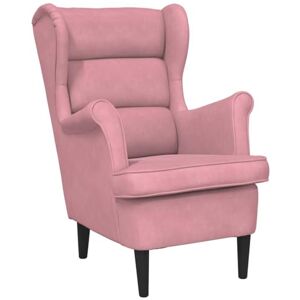 vidaXL Fauteuil de Salon TV Meuble de Salle de Séjour Fauteuil à Dossier Haut de Chambre à Coucher Meuble de Bureau Maison Intérieur Rose Velours - Publicité vidaXL Fauteuil de Salon TV Meuble de Salle de Séjour Fauteuil à Dossier Haut de Chambre à Coucher Meuble de Bureau Maison Intérieur Rose Velours - Publicité