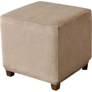 CLGTY Housse Carré Extensible Velours Ottoman Pouf Antidérapant Lavable Housse De Protection Élastique Chameau Small - Publicité CLGTY Housse Carré Extensible Velours Ottoman Pouf Antidérapant Lavable Housse De Protection Élastique Chameau Small - Publicité