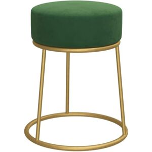 vidaXL Tabouret Rond Pouf de Salon Repose-Pied de Salle de Séjour Tabouret de Couloir Chambre à Coucher Maison Intérieur Vert Velours - Publicité vidaXL Tabouret Rond Pouf de Salon Repose-Pied de Salle de Séjour Tabouret de Couloir Chambre à Coucher Maison Intérieur Vert Velours - Publicité