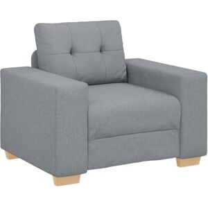 vidaXL Fauteuil Gris Clair 100x78x80 cm Tissu, canapé Simple, canapé Confort, Fauteuil TV, canapé, siège de canapé, canapé Relax, Fauteuil de Loisirs - Publicité vidaXL Fauteuil Gris Clair 100x78x80 cm Tissu, canapé Simple, canapé Confort, Fauteuil TV, canapé, siège de canapé, canapé Relax, Fauteuil de Loisirs - Publicité