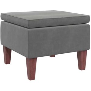vidaXL Tabouret avec Pieds en Bois Siège Pouf Repose-Pied Tabouret de Canapé Salon Salle de Séjour Chambre à Coucher Intérieur Gris Foncé Velours - Publicité vidaXL Tabouret avec Pieds en Bois Siège Pouf Repose-Pied Tabouret de Canapé Salon Salle de Séjour Chambre à Coucher Intérieur Gris Foncé Velours - Publicité