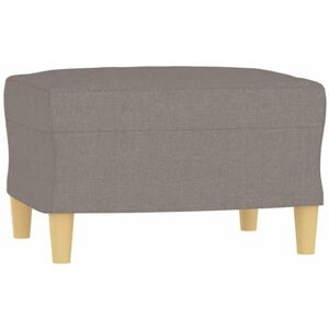 vidaXL Repose-pied Pouf de Chambre à Coucher Tabouret de Canapé Meuble de Salle de Séjour Maison Intérieur Taupe 60x50x41 cm Tissu - Publicité vidaXL Repose-pied Pouf de Chambre à Coucher Tabouret de Canapé Meuble de Salle de Séjour Maison Intérieur Taupe 60x50x41 cm Tissu - Publicité