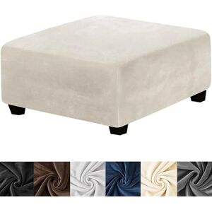 uyeoco Velours Housses de Pouf Carrées 30x30/40x40/60x60/70x70 Extensibles Housse ottomane Housse de Repose-Pieds Rectangle Housse de Protection pour Repose-Pieds carrées ( Color : #2 , Size : 30x30 cm ) - Publicité