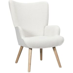 HOME DECO FACTORY , HD0487, Fauteuil de Salon Bouclette Rhea, Confort Optimal, Style Élégant, Facilité d'entretien, Polyvalent, Robuste Taille 68x96x75 cm, Couleur Blanc - Publicité HOME DECO FACTORY , HD0487, Fauteuil de Salon Bouclette Rhea, Confort Optimal, Style Élégant, Facilité d'entretien, Polyvalent, Robuste Taille 68x96x75 cm, Couleur Blanc - Publicité