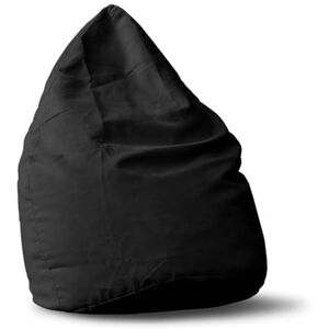 Lumaland - Luxury XL Sitzsack (120 L) Indoor Schwarz - Noir - Publicité Lumaland - Luxury XL Sitzsack (120 L) Indoor Schwarz - Noir - Publicité