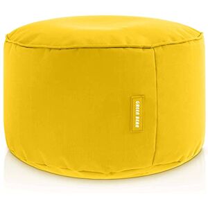 Green Bean © Pouf-Tabouret 25x45cm avec Remplissage de Perles EPS Coussin pour Pieds Pouf Chaise Coussin Sol pour Enfants & Adultes Repose-Pieds Coussin Siège Jaune - Publicité