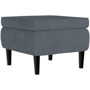 vidaXL Tabouret avec Pieds en Bois Siège Pouf Repose-Pied Tabouret de Canapé Salon Salle de Séjour Chambre à Coucher Intérieur Gris Foncé Velours - Publicité vidaXL Tabouret avec Pieds en Bois Siège Pouf Repose-Pied Tabouret de Canapé Salon Salle de Séjour Chambre à Coucher Intérieur Gris Foncé Velours - Publicité