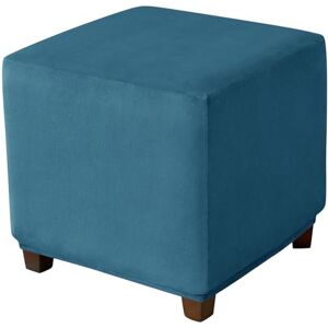 CLGTY Housse Ottoman Carré, Extensible Velours Carré Housse De Pouf Ottoman Antidérapant Housse Ottoman Lavable Housse De Protection avec Bas élastique-Paon Bleu-Small - Publicité CLGTY Housse Ottoman Carré, Extensible Velours Carré Housse De Pouf Ottoman Antidérapant Housse Ottoman Lavable Housse De Protection avec Bas élastique-Paon Bleu-Small - Publicité