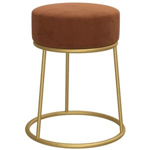 vidaXL Tabouret Rond Pouf de Salon Repose-Pied de Salle de Séjour Tabouret de Couloir Chambre à Coucher Maison Intérieur Marron Velours - Publicité vidaXL Tabouret Rond Pouf de Salon Repose-Pied de Salle de Séjour Tabouret de Couloir Chambre à Coucher Maison Intérieur Marron Velours - Publicité