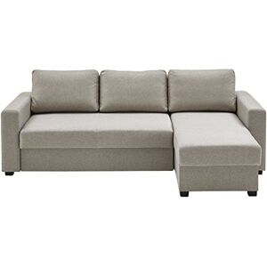 Atlantic Dublin Canapé d'angle Convertible, avec Ressorts et Fonction Lit, Tissu, Gris Chaud, 150 x 234 x 89 cm - Publicité Atlantic Dublin Canapé d'angle Convertible, avec Ressorts et Fonction Lit, Tissu, Gris Chaud, 150 x 234 x 89 cm - Publicité