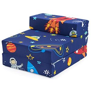 Ready Steady Bed Matelas Futon Pliable Enfants Canapé-lit Z Chauffeuse Enfant Idéal pour la Salle de Jeux Chambre à Coucher Salon Léger et Confortable (Space Boy) - Publicité Ready Steady Bed Matelas Futon Pliable Enfants Canapé-lit Z Chauffeuse Enfant Idéal pour la Salle de Jeux Chambre à Coucher Salon Léger et Confortable (Space Boy) - Publicité