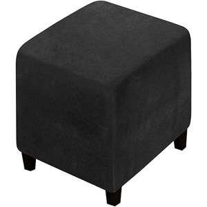 RTSFKFS Housse De Pouf Ottomane Carrée/Rond 40x40/45x45/50x50 Extensible, Housses De Repose-Pieds En Jacquard Doux Pour Protéger Le Repose-Pieds, Housse De Pouf Avec Fond Élastique ( Color : #23 , Size : 14x1 - Publicité