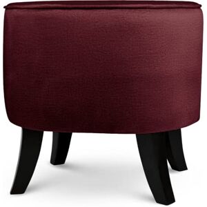 MG Design Pouf Ovale en Velours 42 x 52 cm en Bordeaux avec Pieds en Bois – Repose-Pieds et Siège Décoratif pour Salon ou Chambre - Publicité MG Design Pouf Ovale en Velours 42 x 52 cm en Bordeaux avec Pieds en Bois – Repose-Pieds et Siège Décoratif pour Salon ou Chambre - Publicité