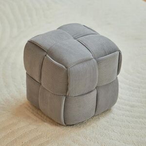 SHIJHUI Tabouret carré de luxe, 27,9 x 27,9 x 27,9 cm, tabouret ottoman, tabouret de coiffeuse ottoman, pouf de salon, repose-pieds, chaise supplémentaire, durable et confortable (gris clair) - Publicité SHIJHUI Tabouret carré de luxe, 27,9 x 27,9 x 27,9 cm, tabouret ottoman, tabouret de coiffeuse ottoman, pouf de salon, repose-pieds, chaise supplémentaire, durable et confortable (gris clair) - Publicité