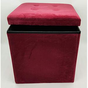 Box Repose-pieds pliable en velours doux avec strass 2 tailles (bordeaux, double 38 x 76 x 38 cm) - Publicité Box Repose-pieds pliable en velours doux avec strass 2 tailles (bordeaux, double 38 x 76 x 38 cm) - Publicité