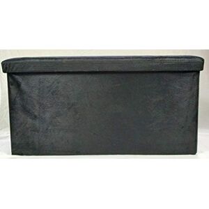 onestopbuys Box Repose-pieds pliable en velours doux avec strass 2 tailles (noir, double 38 x 76 x 38 cm) - Publicité onestopbuys Box Repose-pieds pliable en velours doux avec strass 2 tailles (noir, double 38 x 76 x 38 cm) - Publicité