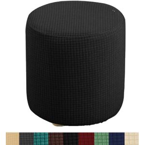 uyeoco Housse de Pouf Ottomane Carrée/Rond 40x40/45x45 Extensible, Housses de Repose-Pieds en Jacquard Doux pour protéger Le Repose-Pieds, Housse de Pouf avec Fond élastique ( Color : I , Size : 38X38CM ) - Publicité