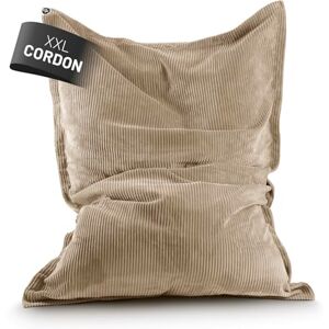Lumaland Pouf classique XXL en velours côtelé Pouf géant XXL avec structure nervurée douce Idéal avec canapé et fauteuil d'intérieur Pour salon, chambre à coucher, etc. 380 l, 140 x 180 cm - Publicité Lumaland Pouf classique XXL en velours côtelé Pouf géant XXL avec structure nervurée douce Idéal avec canapé et fauteuil d'intérieur Pour salon, chambre à coucher, etc. 380 l, 140 x 180 cm - Publicité