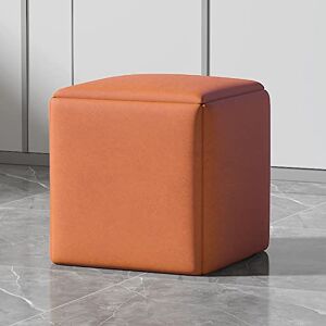 HCZION 5 en 1 Cube Nesting Ottoman Sofa Chair, Tabourets empilables, Pouf carré en Tissu technologique, Repose-Pieds avec roulettes pivotantes pour Le Salon, la Salle à Manger (Color : Orange, Siz - Publicité HCZION 5 en 1 Cube Nesting Ottoman Sofa Chair, Tabourets empilables, Pouf carré en Tissu technologique, Repose-Pieds avec roulettes pivotantes pour Le Salon, la Salle à Manger (Color : Orange, Siz - Publicité