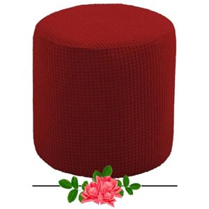 uyeoco Housse de Pouf Ottomane Carrée/Rond 40x40/45x45 Extensible, Housses de Repose-Pieds en Jacquard Doux pour protéger Le Repose-Pieds, Housse de Pouf avec Fond élastique ( Color : B , Size : 38X38CM ) - Publicité