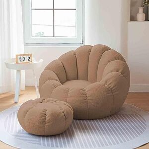 YHWBDO Pouf Classique Poufs de Salon Intérieur et extérieur (Remplissage Non Inclus) Meubles remplis de Mousse Pouf Poire Fauteuil, Housse de Pouf,Marron - Publicité YHWBDO Pouf Classique Poufs de Salon Intérieur et extérieur (Remplissage Non Inclus) Meubles remplis de Mousse Pouf Poire Fauteuil, Housse de Pouf,Marron - Publicité
