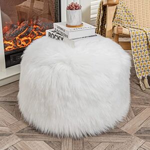 Asuprui Ottoman Cuir sans Remplissage Blanc sans Remplissage 50,8 x 50,8 x 30,5 cm Pouf Rond Chaise de Sol Chaise Pliante Rangement pour Salon Chambre Housse Blanche - Publicité Asuprui Ottoman Cuir sans Remplissage Blanc sans Remplissage 50,8 x 50,8 x 30,5 cm Pouf Rond Chaise de Sol Chaise Pliante Rangement pour Salon Chambre Housse Blanche - Publicité