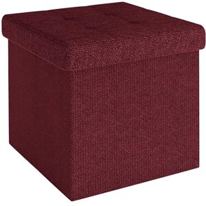 Intirilife Pouf Pliable 38x38x38cm en Rouge Cerise Siège en Cube avec Espace de Rangement et Housse en Tissu avec Creux Siège en Cube Repose-Pieds Coffre de Rangement Pouf Coffre - Publicité Intirilife Pouf Pliable 38x38x38cm en Rouge Cerise Siège en Cube avec Espace de Rangement et Housse en Tissu avec Creux Siège en Cube Repose-Pieds Coffre de Rangement Pouf Coffre - Publicité
