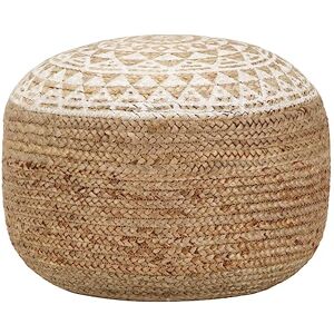 vidaXL Pouf Fait à la Main Repose-Pied Tabouret Appui Pied Portable Salon Intérieur Maison Chambre à Coucher Salle de Séjour Jute Blanc 45x30 cm - Publicité vidaXL Pouf Fait à la Main Repose-Pied Tabouret Appui Pied Portable Salon Intérieur Maison Chambre à Coucher Salle de Séjour Jute Blanc 45x30 cm - Publicité