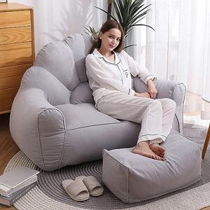 ShEyle Grand Housse de Pouf Poire, Coton et Lin Pouf Classique, Fauteuil de Pouf Poire d'intérieur et d'extérieur (sans Remplissage) Forme de Coquille Dossier 134x71x90cm,Light Gray - Publicité ShEyle Grand Housse de Pouf Poire, Coton et Lin Pouf Classique, Fauteuil de Pouf Poire d'intérieur et d'extérieur (sans Remplissage) Forme de Coquille Dossier 134x71x90cm,Light Gray - Publicité