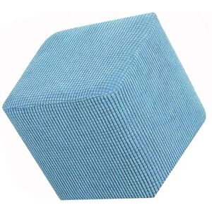 WWQQKJ Housse de Pouf Housse de Repose-Pieds Ronde/carrée/rectangulaire Housse de Repose-Pieds élastique 50x50/40x40 Housse de Tabouret Housse de Protection for Pouf (Color : F, Size : 38X38CM) - Publicité