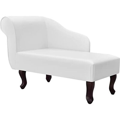 vidaXL Fauteuil en Cuir synthétique à accoudoir Gauche Blanc Chaise Longue Sofa - Publicité vidaXL Fauteuil en Cuir synthétique à accoudoir Gauche Blanc Chaise Longue Sofa - Publicité