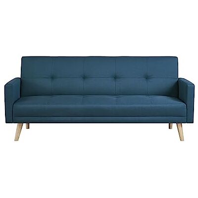 CONCEPT USINE Canapé Scandinave Convertible 3 Places en Tissu Canapé avec Accoudoirs Wooden Bleu Canard Coussins d'Appoint Déhoussables 180 x 97 x 87 cm Confort Design Résistant - Publicité CONCEPT USINE Canapé Scandinave Convertible 3 Places en Tissu Canapé avec Accoudoirs Wooden Bleu Canard Coussins d'Appoint Déhoussables 180 x 97 x 87 cm Confort Design Résistant - Publicité