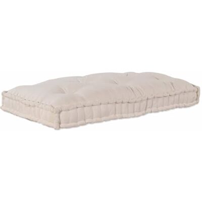 Coussin en Coton Crème Vidaxl - Canapé, Chaise, Intérieur - Publicité Coussin en Coton Crème Vidaxl - Canapé, Chaise, Intérieur - Publicité