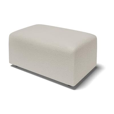 BAÏTA Pouf Milo Tissu Bouclette Blanc - Publicité BAÏTA Pouf Milo Tissu Bouclette Blanc - Publicité