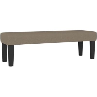 vidaXL Banc Taupe 100 x 30 x 30 cm Tissu, Banc élégant, Design Moderne rectangulaire, mobilier rembourré Durable, Assise Confortable, Mousse intérieure - Publicité vidaXL Banc Taupe 100 x 30 x 30 cm Tissu, Banc élégant, Design Moderne rectangulaire, mobilier rembourré Durable, Assise Confortable, Mousse intérieure - Publicité