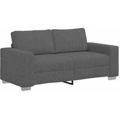 vidaXL Canapé Causeuse Gris foncé 180x77x82 cm Tissu Velours côtelé, Causeuse, canapé, canapé rembourré, canapé 2 Places, Couche, siège de Salon - Publicité vidaXL Canapé Causeuse Gris foncé 180x77x82 cm Tissu Velours côtelé, Causeuse, canapé, canapé rembourré, canapé 2 Places, Couche, siège de Salon - Publicité