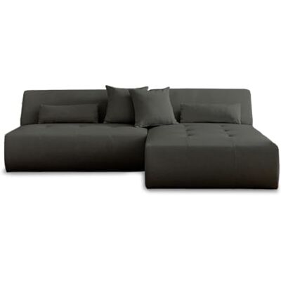 Lisa Design Onyx canapé modulable d'angle réversible 4 Places en Tissu - Publicité Lisa Design Onyx canapé modulable d'angle réversible 4 Places en Tissu - Publicité