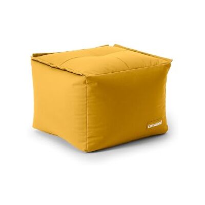 Lumaland Pouf Lounge Pouf Modulable Tabouret Léger Extensible Individuellement Lavable et Imperméable pour Intérieur et Extérieur 54 x 54 x 54 cm Jaune Moutarde - Publicité Lumaland Pouf Lounge Pouf Modulable Tabouret Léger Extensible Individuellement Lavable et Imperméable pour Intérieur et Extérieur 54 x 54 x 54 cm Jaune Moutarde - Publicité