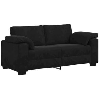vidaXL Canapé Causeuse Noir 180x77x82 cm Velours, canapé Deux Places, Divan, siège de Salon, canapé, canapé rembourré, canapé 2 Places, canapé en Velours - Publicité vidaXL Canapé Causeuse Noir 180x77x82 cm Velours, canapé Deux Places, Divan, siège de Salon, canapé, canapé rembourré, canapé 2 Places, canapé en Velours - Publicité