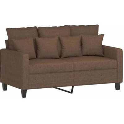 vidaXL Canapé à 2 Places, Causeuse avec Oreillers, Siège avec Accoudoirs et Dossier Rembourrés, Meuble de Salle de Séjour, Moderne, Marron Velours - Publicité vidaXL Canapé à 2 Places, Causeuse avec Oreillers, Siège avec Accoudoirs et Dossier Rembourrés, Meuble de Salle de Séjour, Moderne, Marron Velours - Publicité